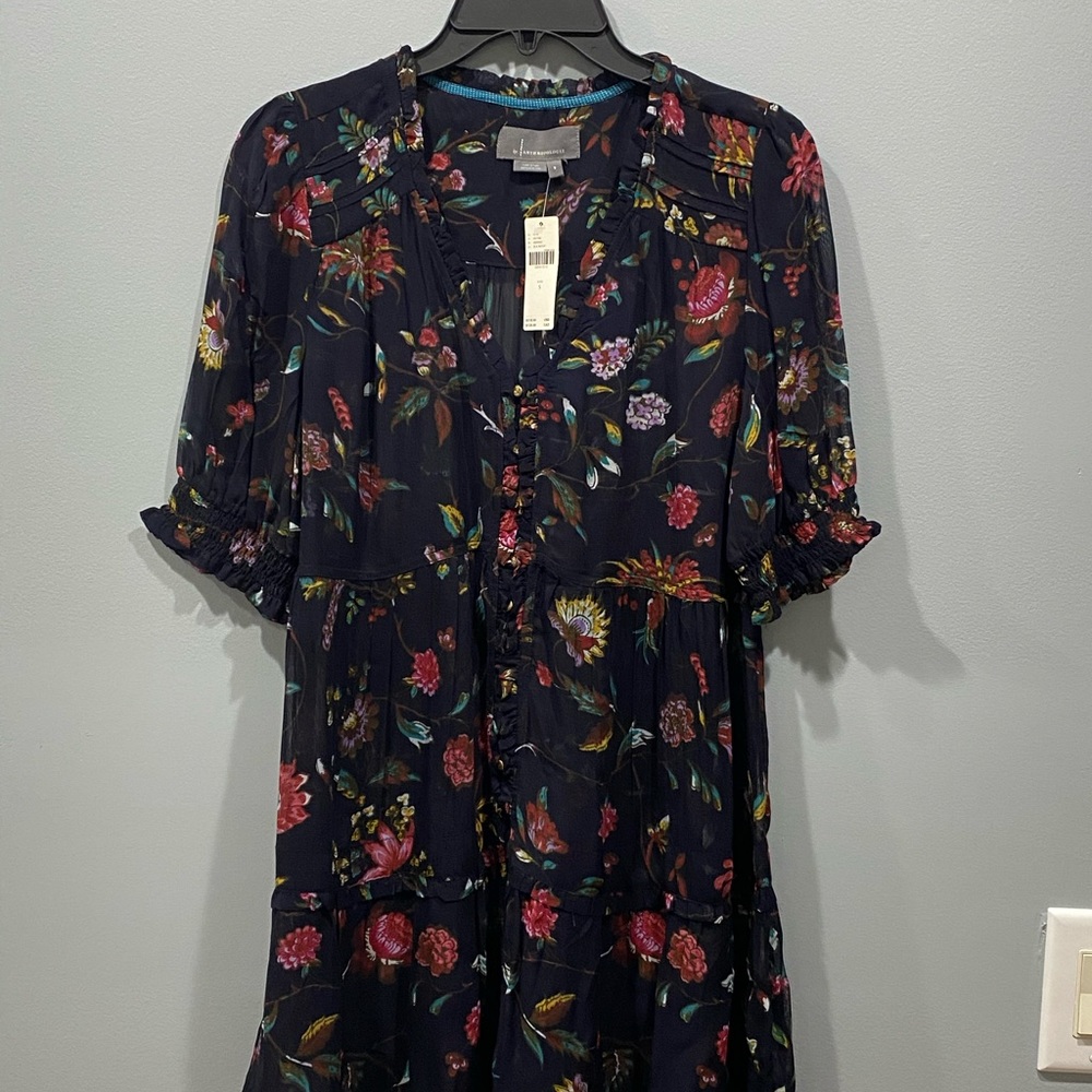 Anthropology sheer top